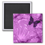 Purple Wings Magnet at Zazzle