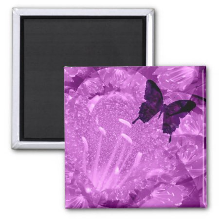Purple Wings Magnet