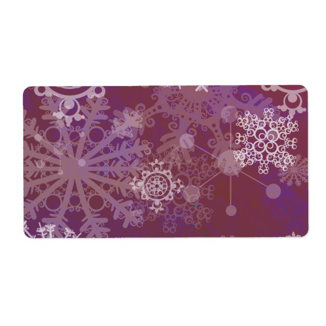 Purple Winter Label (Front)