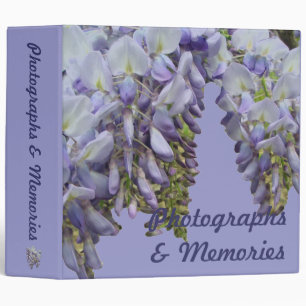 Purple Wisteria Coordinating Items 3 Ring Binder