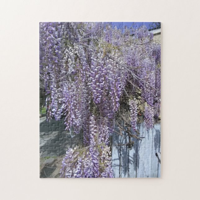 Purple Wisteria Jigsaw Puzzle (Vertical)