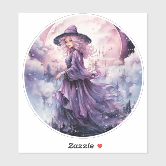 Purple Witch [4] Sticker (Sheet)
