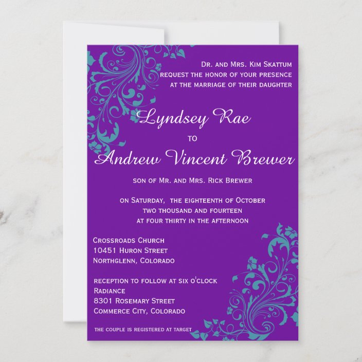 purple-with-turquoise-swirls-wedding-ivitation-invitation-zazzle