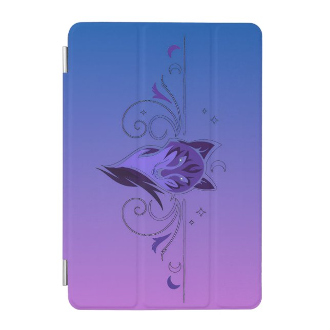 Purple wolf iPad mini Cover (Front)