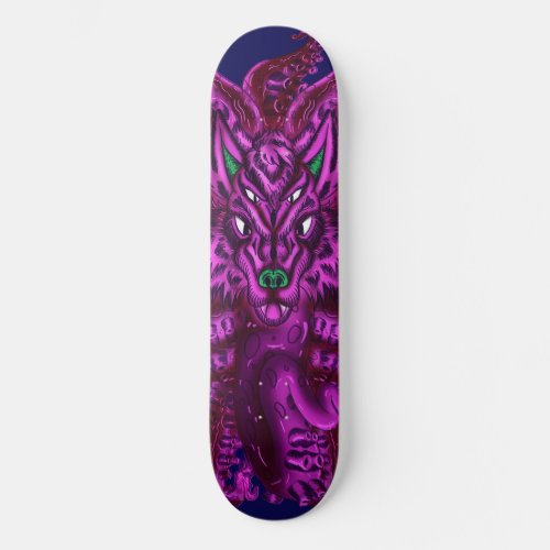 Purple Wolf Tulu Skateboard