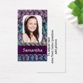 Purple wool photo template (Desk)