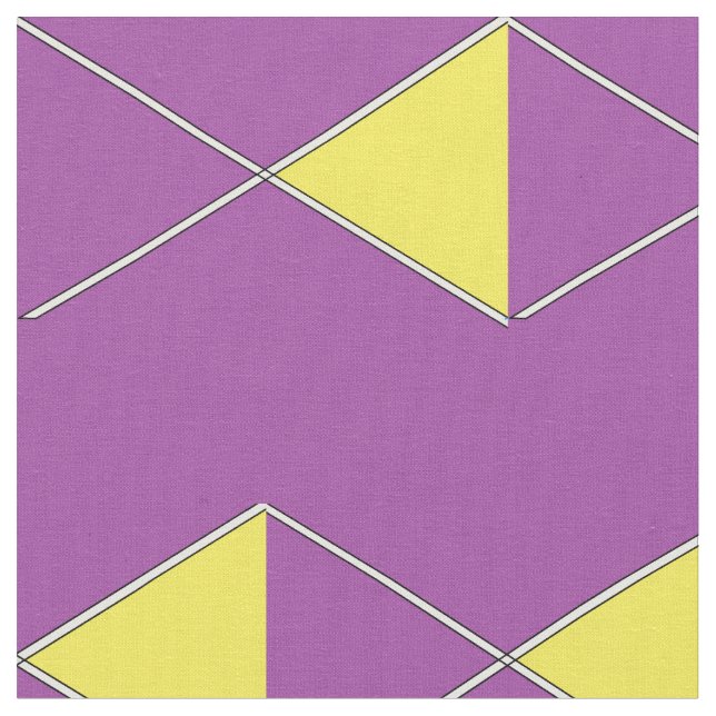 Purple Yello top fabric (Close Up)