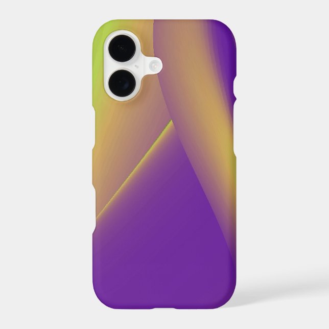 Purple Yellow 3D Abstract Rainbow Art Case-Mate iPhone Case (Back)