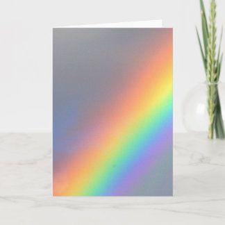 purple yellow blue red rainbow card