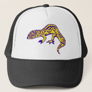 Purple & Yellow Gecko Trucker Hat