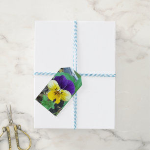 Purple & Yellow Pansy Gift Tags