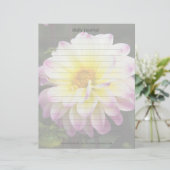 Purple, Yellow & White Dahlia (Standing Front)