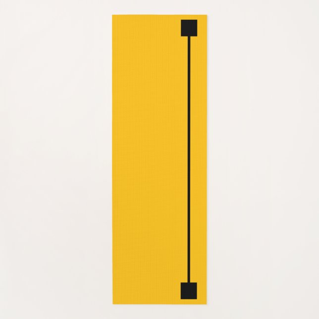 purple & yellow yoga mat (Front)