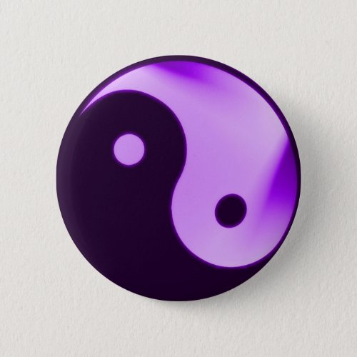 Purple Yin yang button