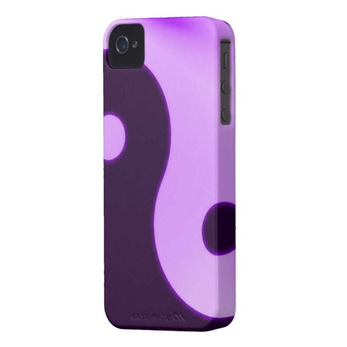 Purple yin yang iphone 4 barely case iPhone 4 cases
