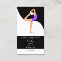 purple Yoga Business Cards
