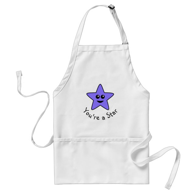 Purple You're a Star Apron (Front)