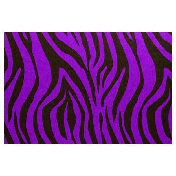 Purple Zebra Animal Print Teen Girl Fabric