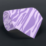 Purple Zebra Animal Print Pattern Neck Tie<br><div class="desc">Elevate your bedroom decor with the Purple Zebra Animal Print Pattern Duvet Cover. Perfect for adding a bold and stylish statement to your space, this design blends vibrant purple hues with a striking zebra pattern. Ideal for bedrooms with a modern, eclectic, or safari-inspired theme, it creates a dynamic focal point...</div>