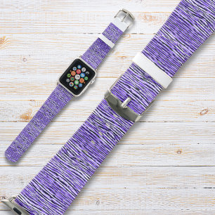 Purple Zebra Apple Watch Band Aesthetic Stripe