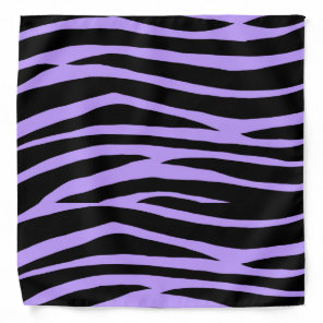 purple zebra bandana