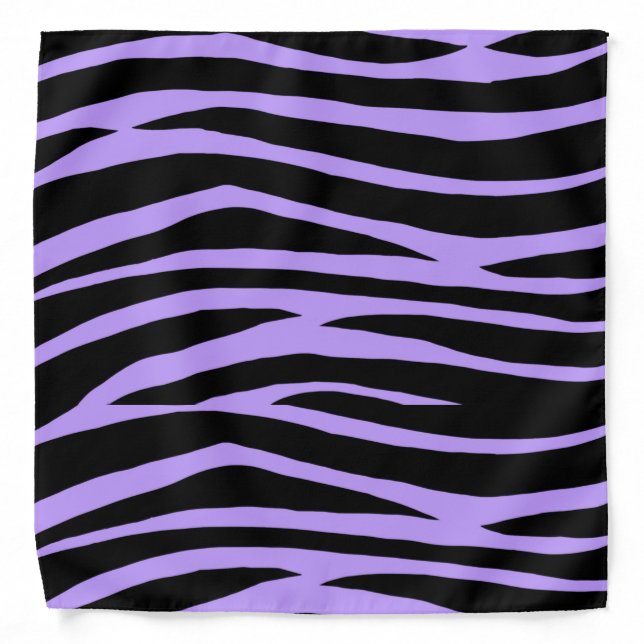 purple zebra bandana (Front)