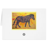 purple zebra cards (Back Horizontal)