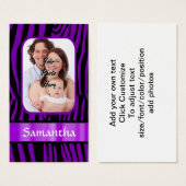 Purple zebra print (Front & Back)