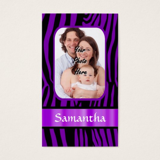 Purple zebra print (Front)