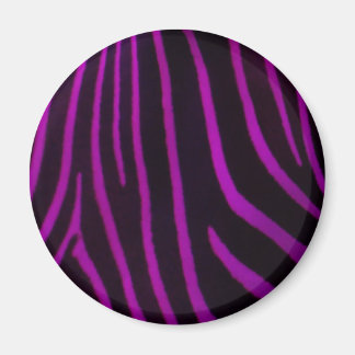 Purple Zebra Print Magnet
