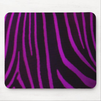 Purple Zebra Print Mouse Pad