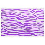 Purple Zebra Stripes Fabric