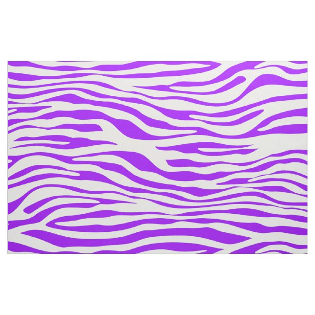 Purple Zebra Stripes Fabric (Yard)