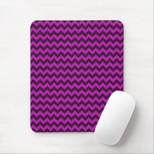 Purple Zig Zag Glitter Mouse Pad