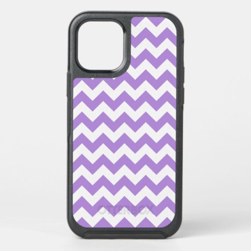 Purple Zigzag Purple Chevron Geometric Pattern OtterBox Symmetry iPhone 12 Case