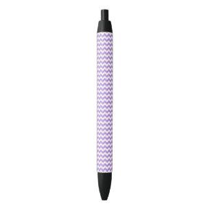 Purple Zigzag, Purple Chevron, Geometric Pattern Pen
