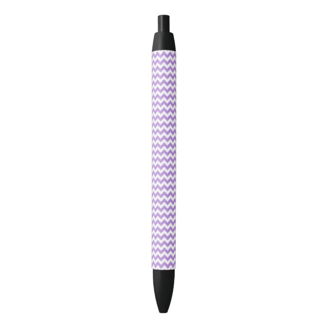 Purple Zigzag, Purple Chevron, Geometric Pattern Pen (Front Vertical)