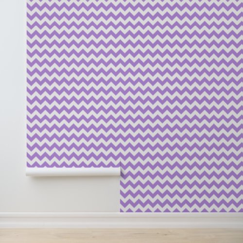 Purple Zigzag Purple Chevron Geometric Pattern Wallpaper