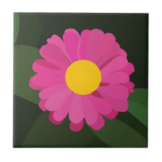 Purple Zinnia Flower 