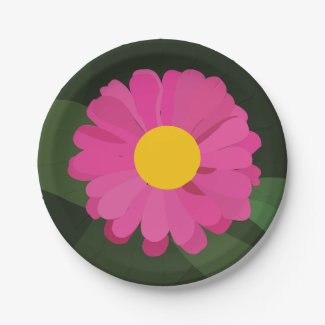 Purple Zinnia Flower Party