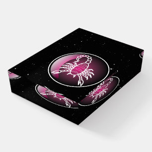Purple Zodiac Scorpio Paperweight