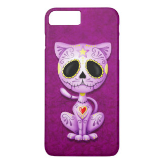 Purple Zombie Sugar Kitten iPhone 8 Plus/7 Plus Case