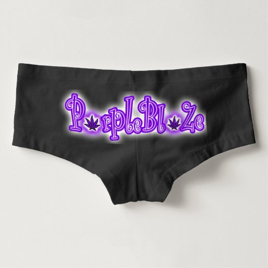 PurpleBlaZe dragon logo boyshort (Back)