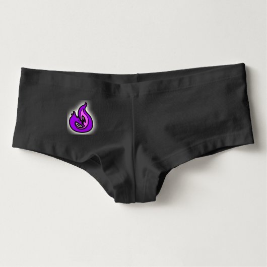 PurpleBlaZe dragon logo boyshort (Front)