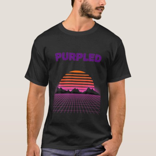 Purpled Vaporwave Merch T_Shirt