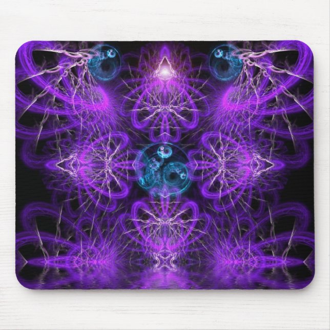 Purplelina Visionary Fractal Art Mousepad (Front)