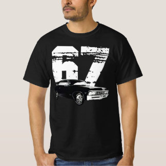 PurpleMonkeyTees 1967 Chevy Impala Front Side View T-Shirt