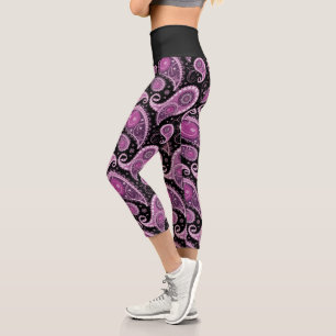PurplePaisley Capri Leggings