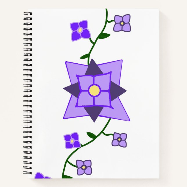 PurpleProjects Botanical Notebook (Front)