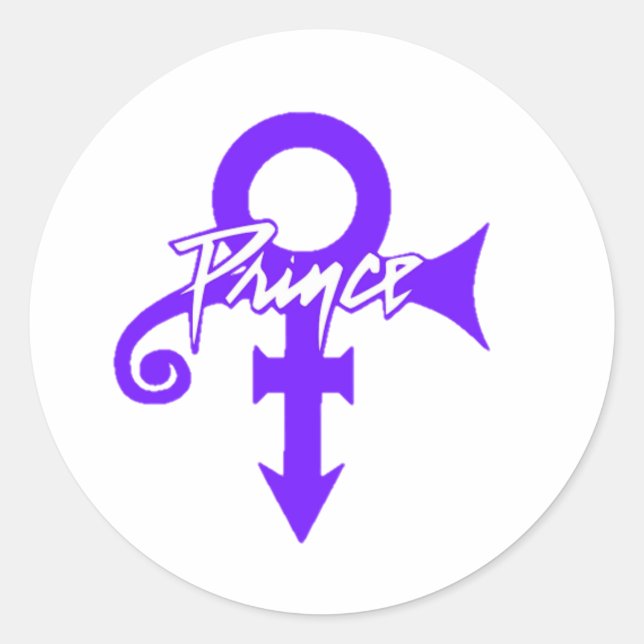 purplerain ,prince ,princerogersnelson ,paisleypar classic round sticker (Front)